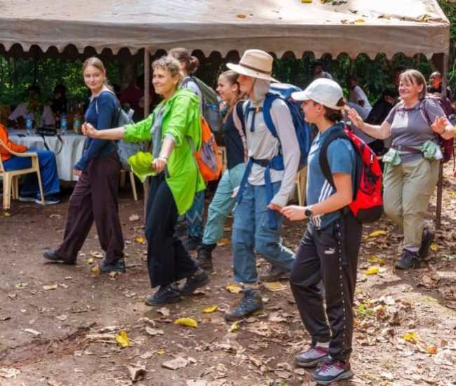volunteering in Kilimanjaro with community friends